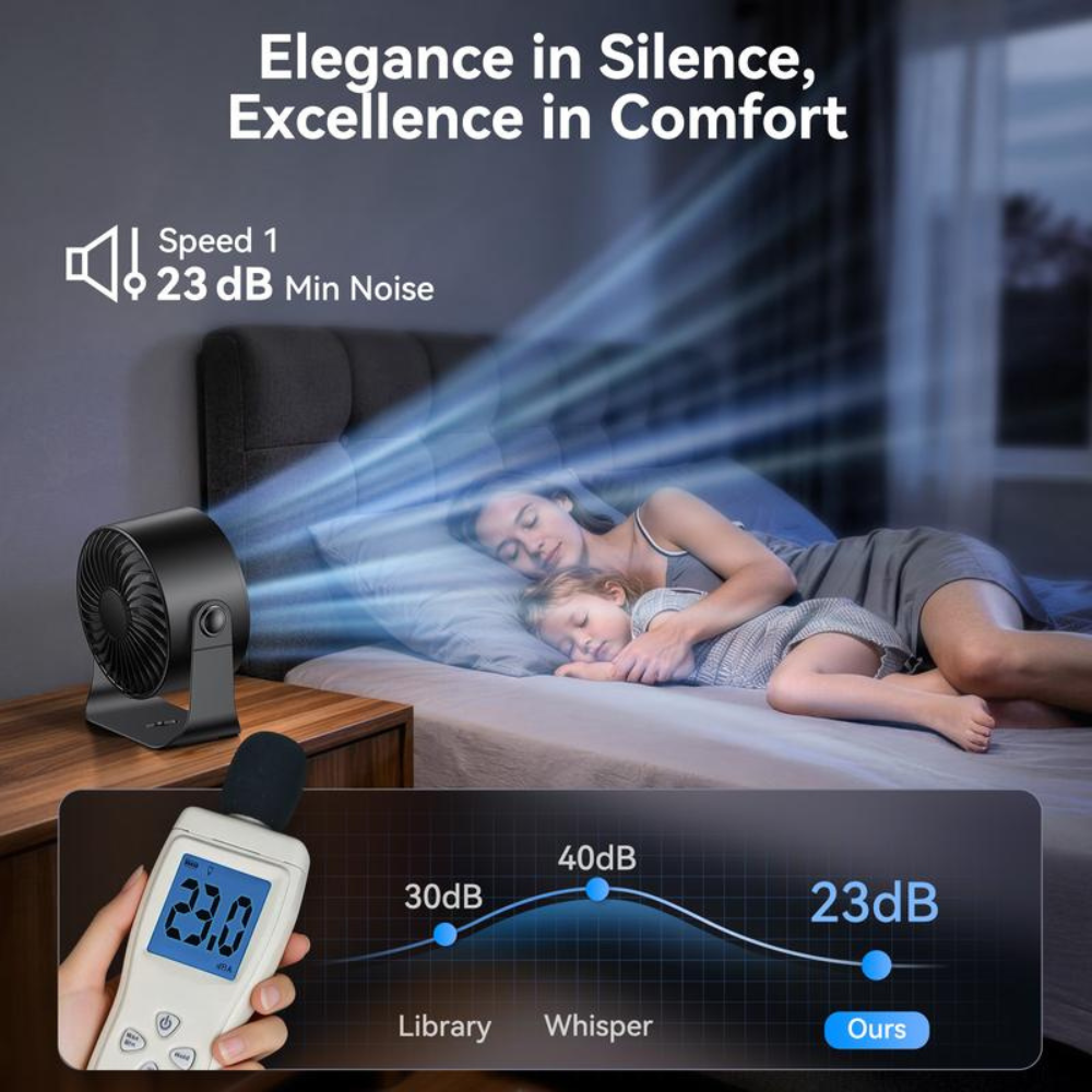 CoolBreeze Desk Fan